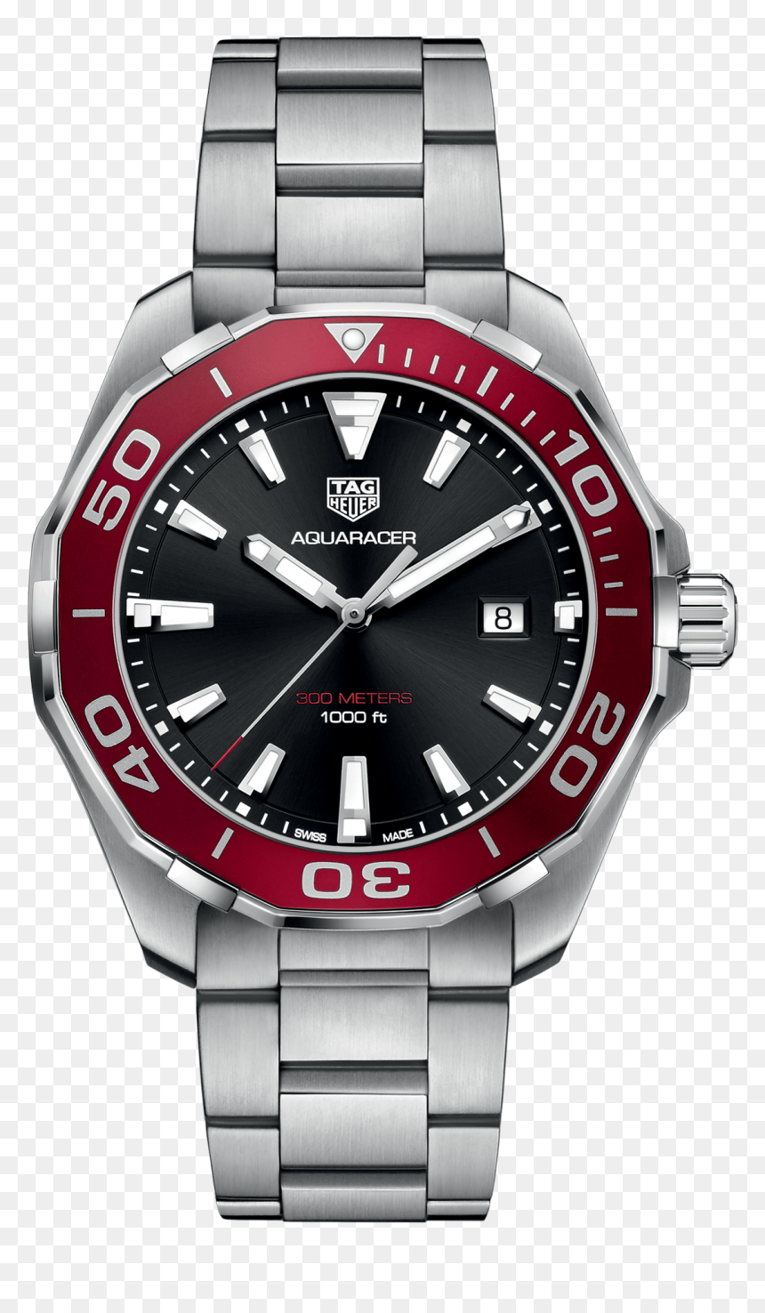Tag Heuer Aquaracer Red, HD Png Download - red tag png