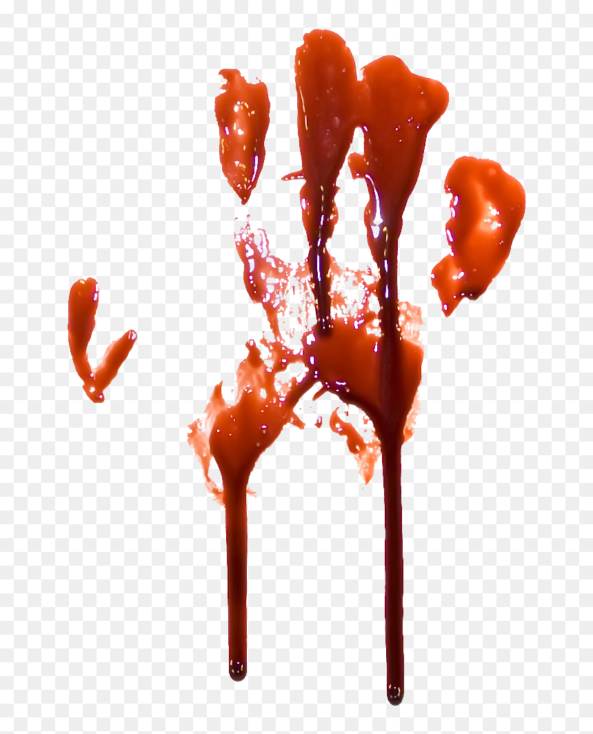 Transparent Bloody Hand Print, HD Png Download - sangre png