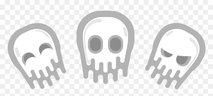 Skull, HD Png Download - cartoon skull png