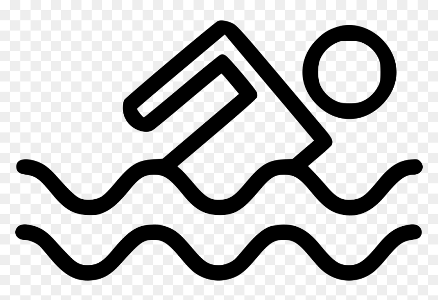 Swim Waves Activity Fit Effort Water, HD Png Download - water waves png