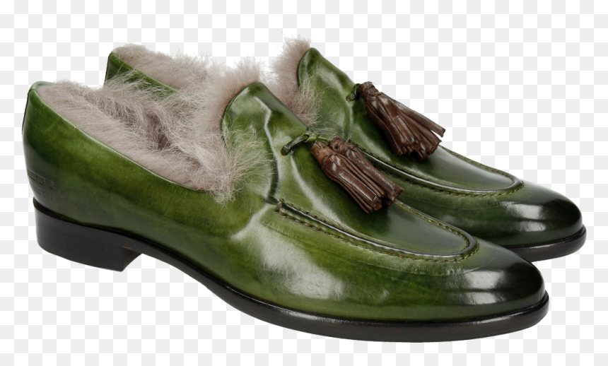 Loafers Clint 6 Ultra Green Dark Brown Tassel - Melvin & Hamilton, HD Png Download - tassel png