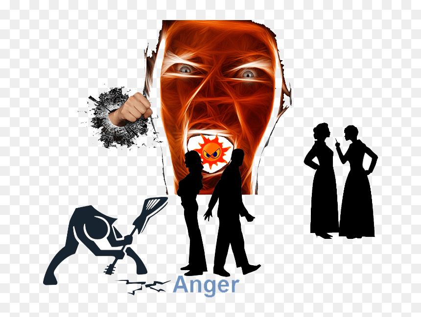 What Is Anger It"s Types, Cbt Effects, Depression, - Guitar, HD Png Download - anger png