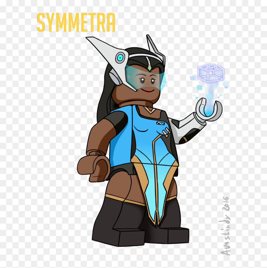 Lego Symmetra, HD Png Download - symmetra png