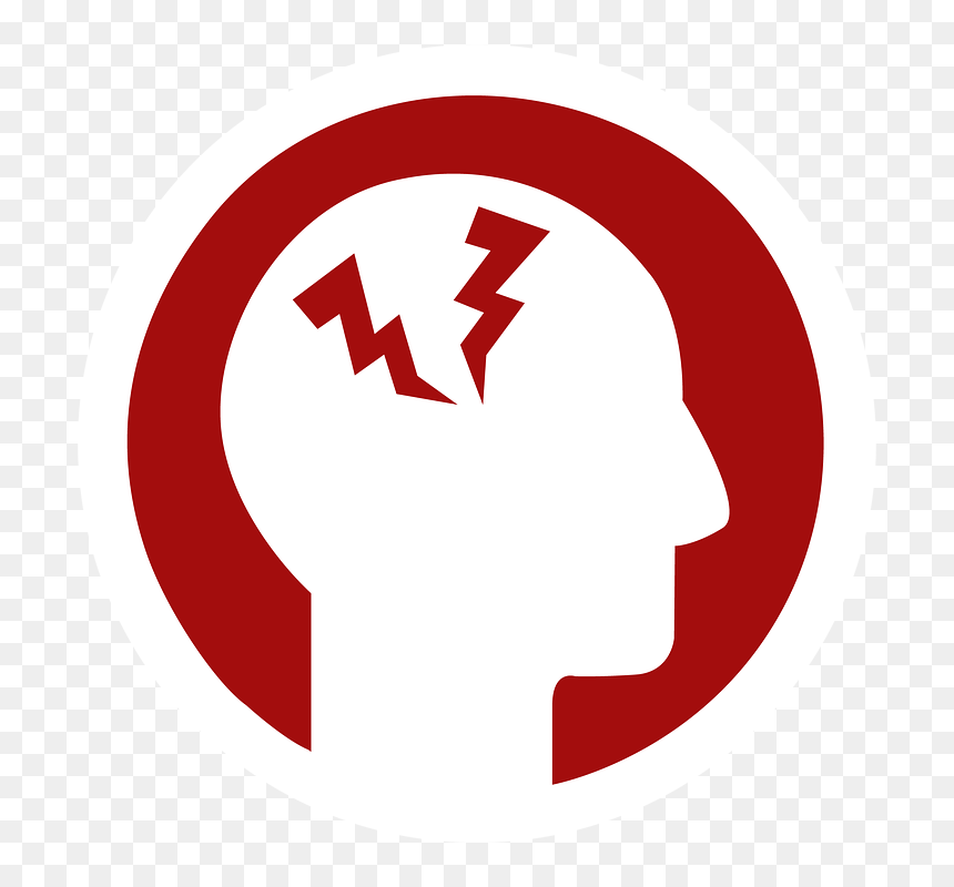 Migraine Symbol, HD Png Download - pain png