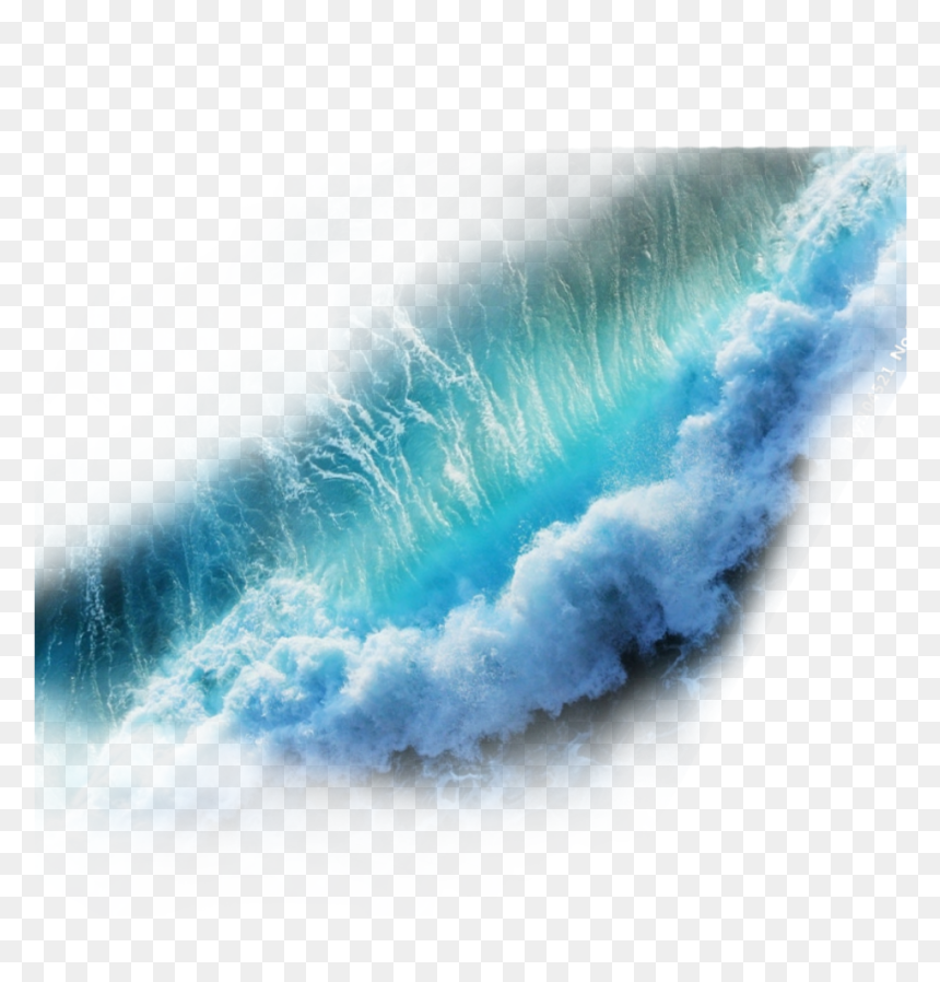 #edits #waterfall #water #waves #art #nature #stickers - Wind Wave, HD Png Download - water waves png
