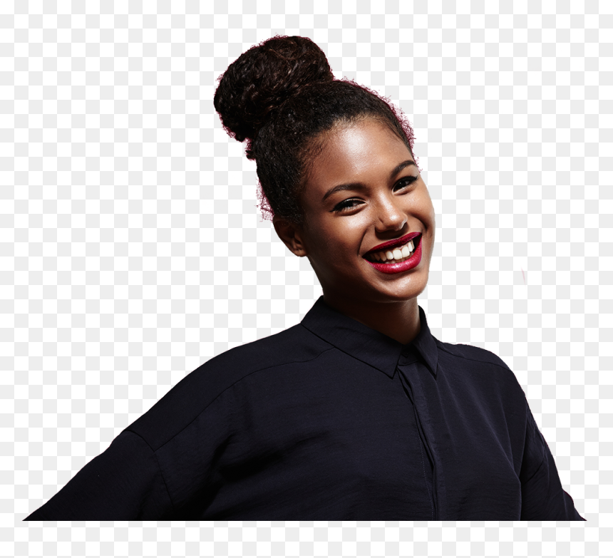 Female Image - Black Woman Transparent Background, HD Png Download - black woman png