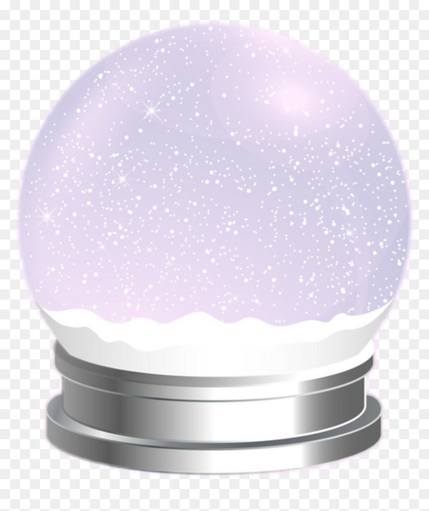 Snowglobe Snow Globe Cute Beautiful Marrychristmas - Picsart Snow Globe, HD Png Download - snowglobe png