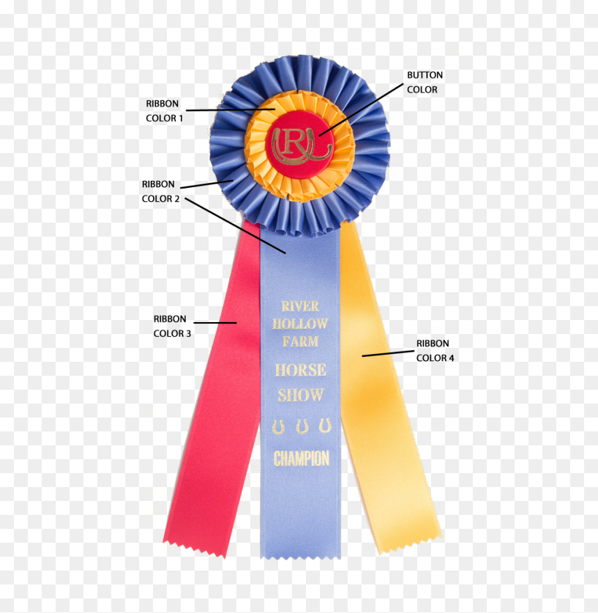 Rosettes Horse Png, Hd Png Download - Fundacion Unidad Y Trabajo, Transparent Png - ribon png