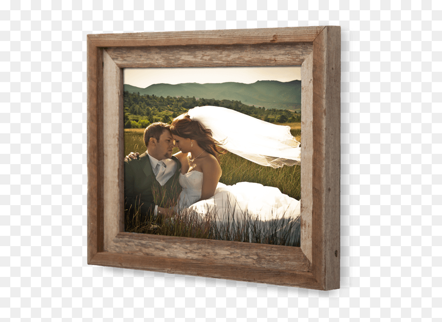 Handcrafted Wood Barn Frame - Metal Prints With Frames, HD Png Download - rustic wood frame png