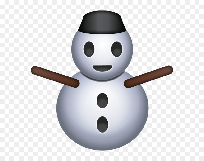 Thumb Image - Emoji Snowman, HD Png Download - snow man png