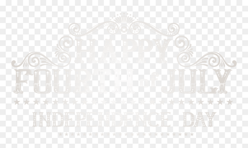 Happy 4th July Vintage Png Image - Calligraphy, Transparent Png - happy 4th of july png
