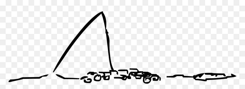 Shark Images Pixabay Download Free Pictures - Shark Fin Drawing Png, Transparent Png - shark fin png