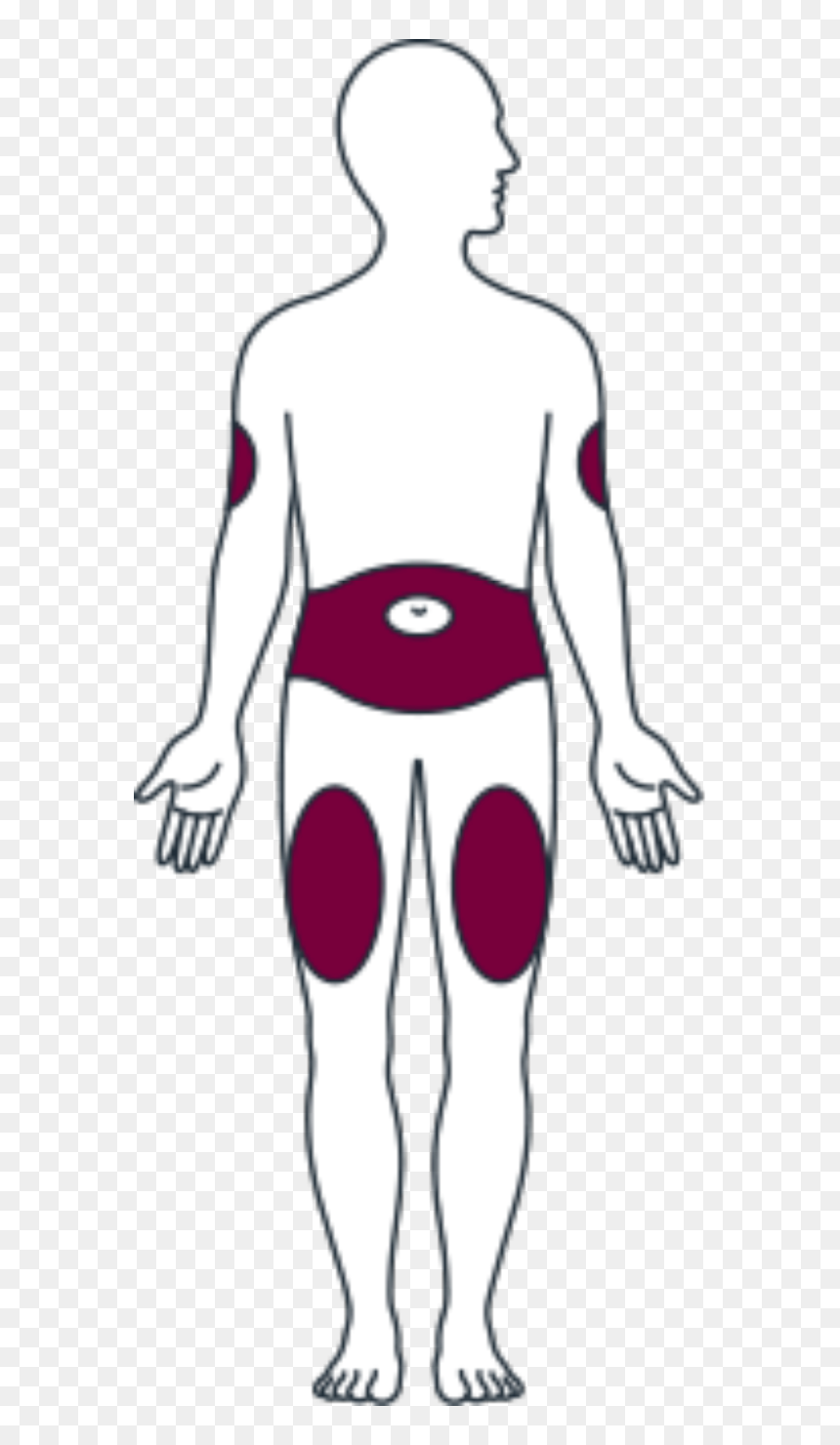 Transparent Mano De Sangre Png - Humalog Injection Sites, Png Download - sangre png