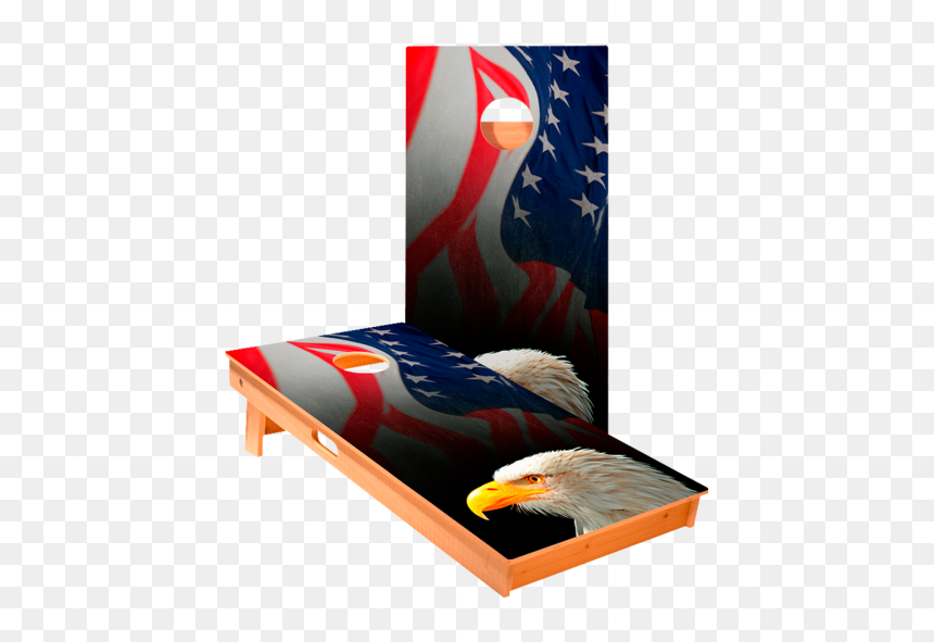 Cornhole, HD Png Download - american flag eagle png