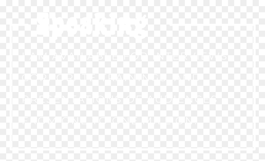 Speaking - Johns Hopkins Logo White, HD Png Download - speaking png