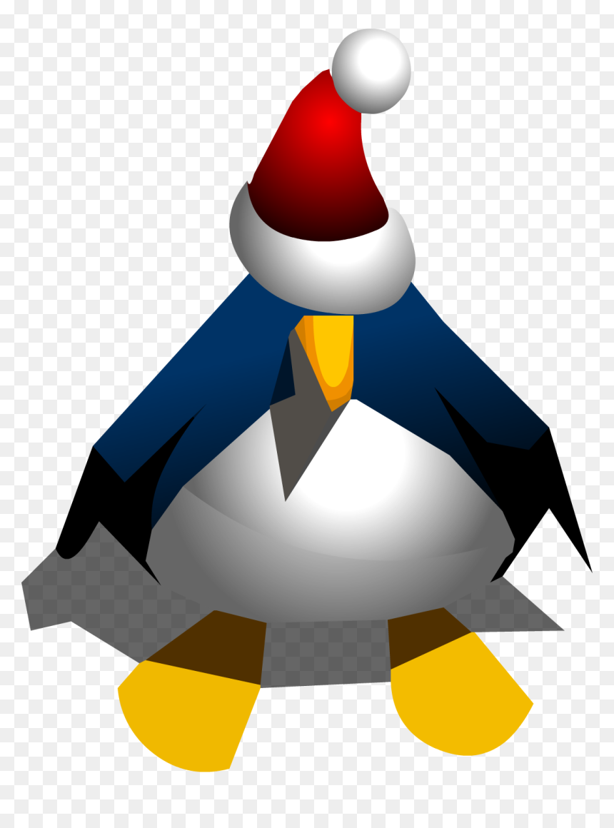 Santa Hat Clipart Club Penguin - Club Penguin Christmas Hat, HD Png Download - santa hat clipart png