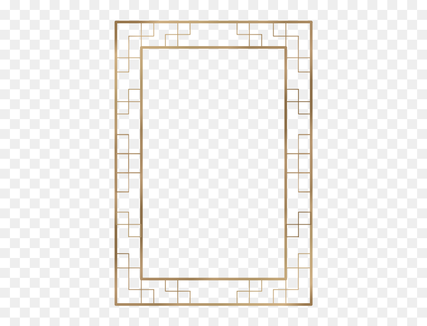 Art Deco Border 7 - Art Deco Border Png, Transparent Png - art deco border png