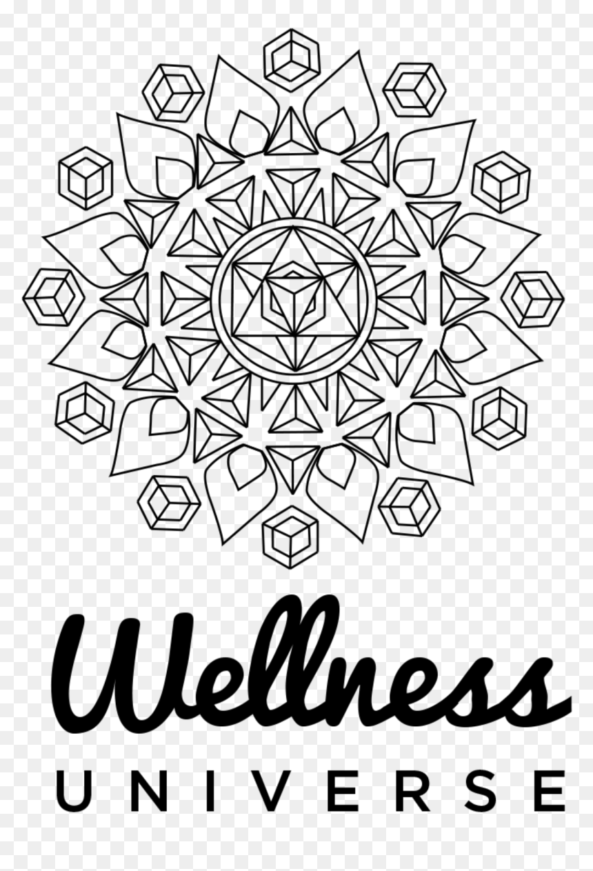 Wu Black Logo Png - Wellnessliving Logo, Transparent Png - mandala vector png