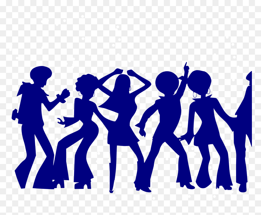 Disco Silhouette, HD Png Download - disco png