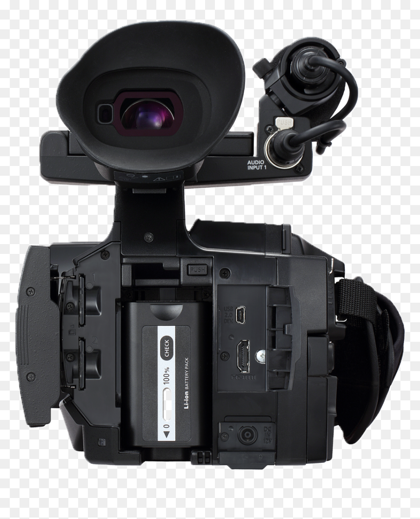 Panasonic Handheld P2hd Broadcast Camcorder, HD Png Download - camcorder png