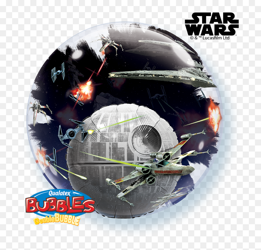Star Wars Happy Birthday Balloons , Png Download, Transparent Png - deathstar png