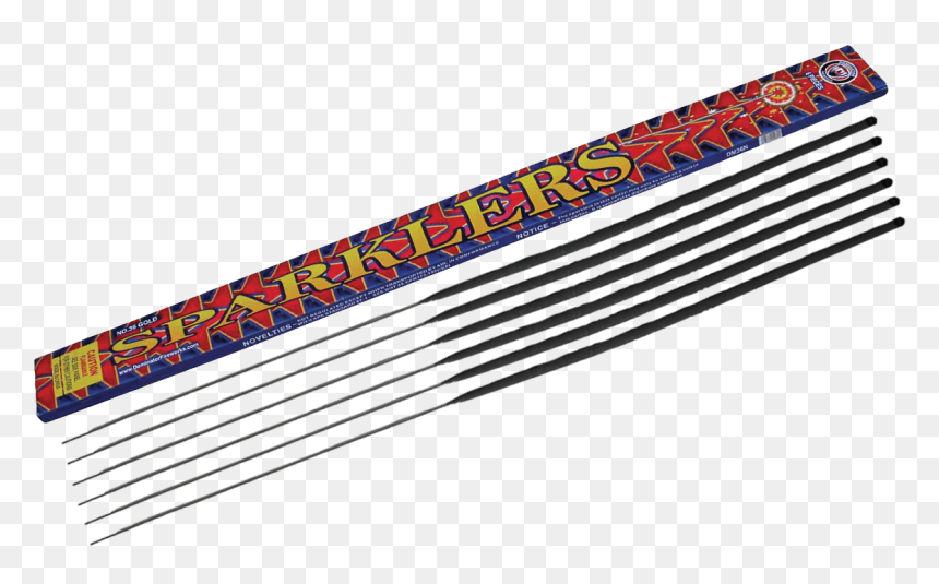 36 Inch Gold Wedding Sparklers - Parallel, HD Png Download - sparklers png