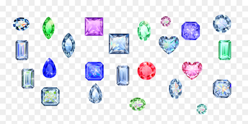 Crystal, HD Png Download - gems png
