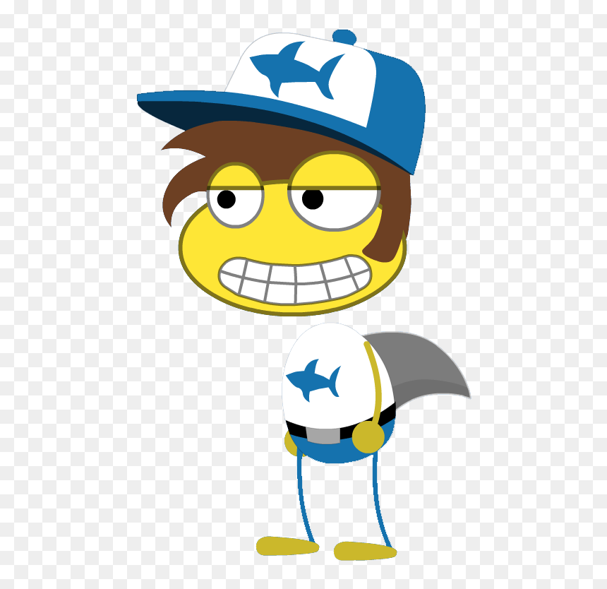 Shark Fin Vendor - Poptropica Characters Transparent Background, HD Png Download - shark fin png