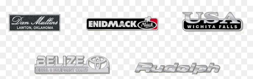 Chrome Plate Zinc Die Cast Metal Name Plates - Mack Trucks, HD Png Download - name plate png