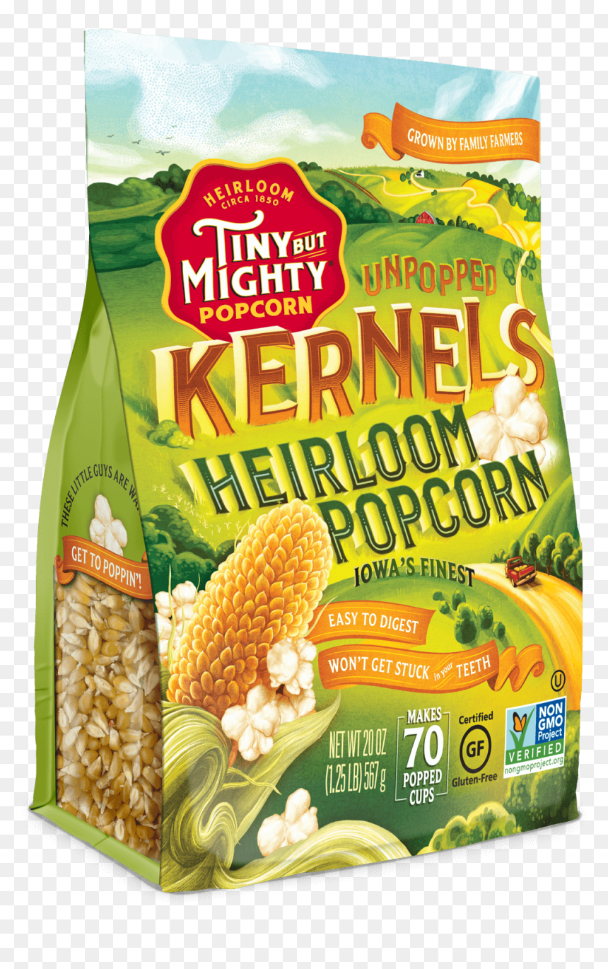 Product Unpopped Kernels - Heirloom Popcorn, HD Png Download - popcorn kernel png