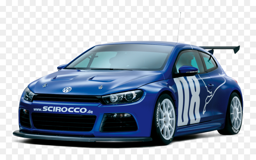 Racing Volkswagen Scirocco Png Car Image - Volkswagen Sirocco Png, Transparent Png - racing png