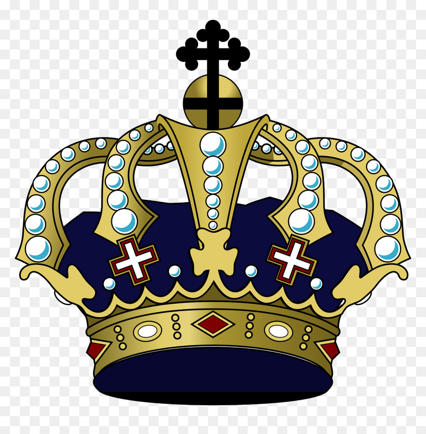 Blue Crown Png, Transparent Png - jewels png