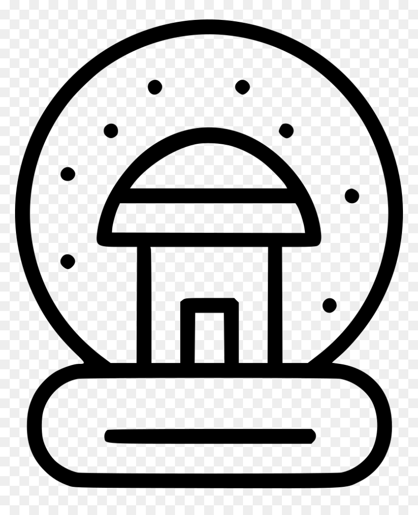 Snowglobe - Circle, HD Png Download - snowglobe png