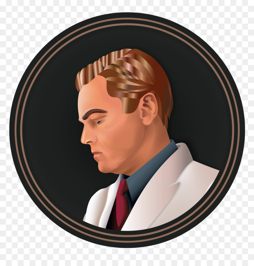 A Tote Bag For Fans Of Leonardo Dicaprio In The Film - Leonardo Dicaprio Circle Png, Transparent Png - leonardo dicaprio png