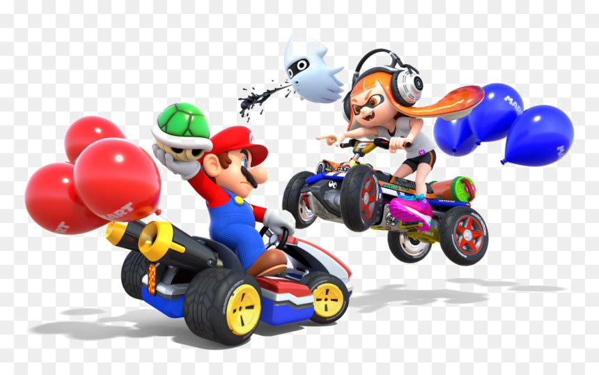 Mario Cart Png Picture - Mario Kart 8 Deluxe Battle, Transparent Png - cart png