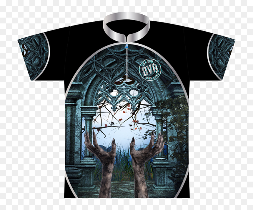 Dv8 Zombie Hands Dye Sublimated Jersey - Old Castle Background, HD Png Download - zombie hands png