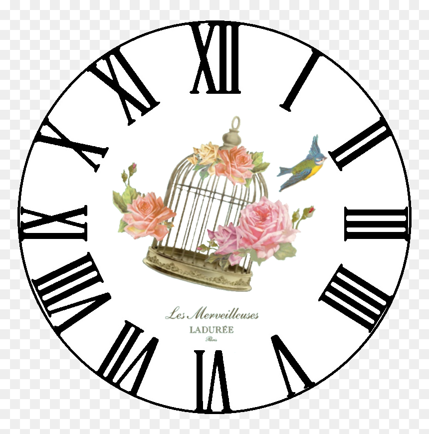 Free Vintage Clock - Green Analog Clock Png, Transparent Png - reloj png