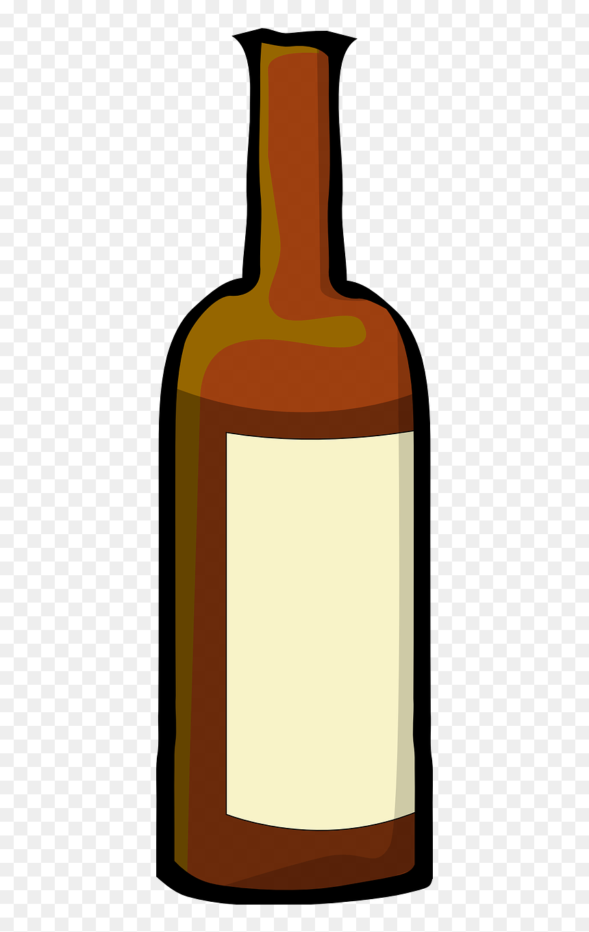 Wine Bottle Clip Art, HD Png Download - liquor bottle png