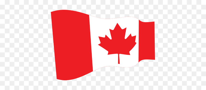 Waving Canadian Flag - Canada Flag, HD Png Download - canadian leaf png