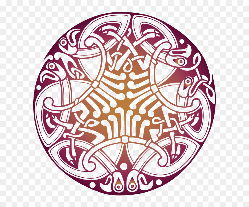 Celtic Vectors - Circle Celtic Knot, HD Png Download - mandala vector png