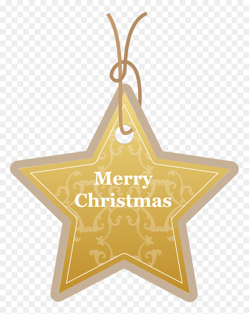 Locket, HD Png Download - merry christmas gold png