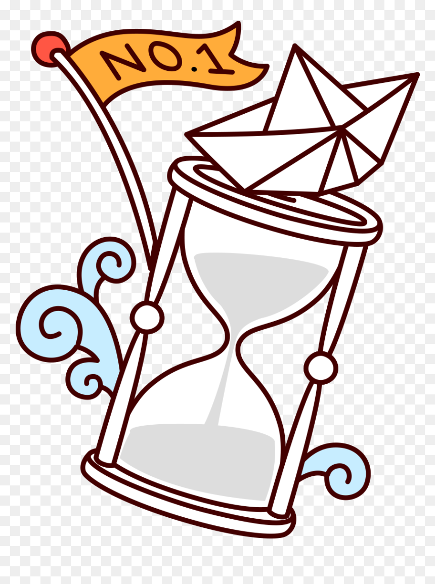 Jpg Free Download Cartoon Clip Art Painted - Relojde Arena Para Colorear, HD Png Download - reloj png