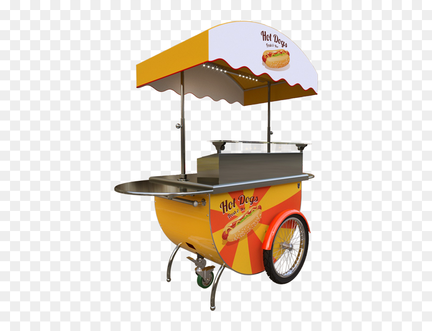Hot Dog Stand Png, Transparent Png - cart png