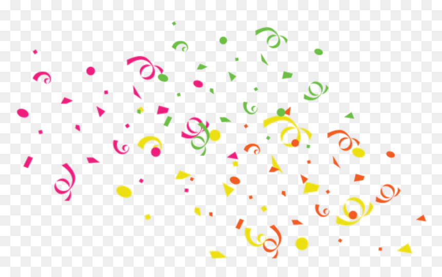 Confetti Circle Png Transparent , Png Download - Transparent Background Mardi Gras Clipart, Png Download - confetti border png
