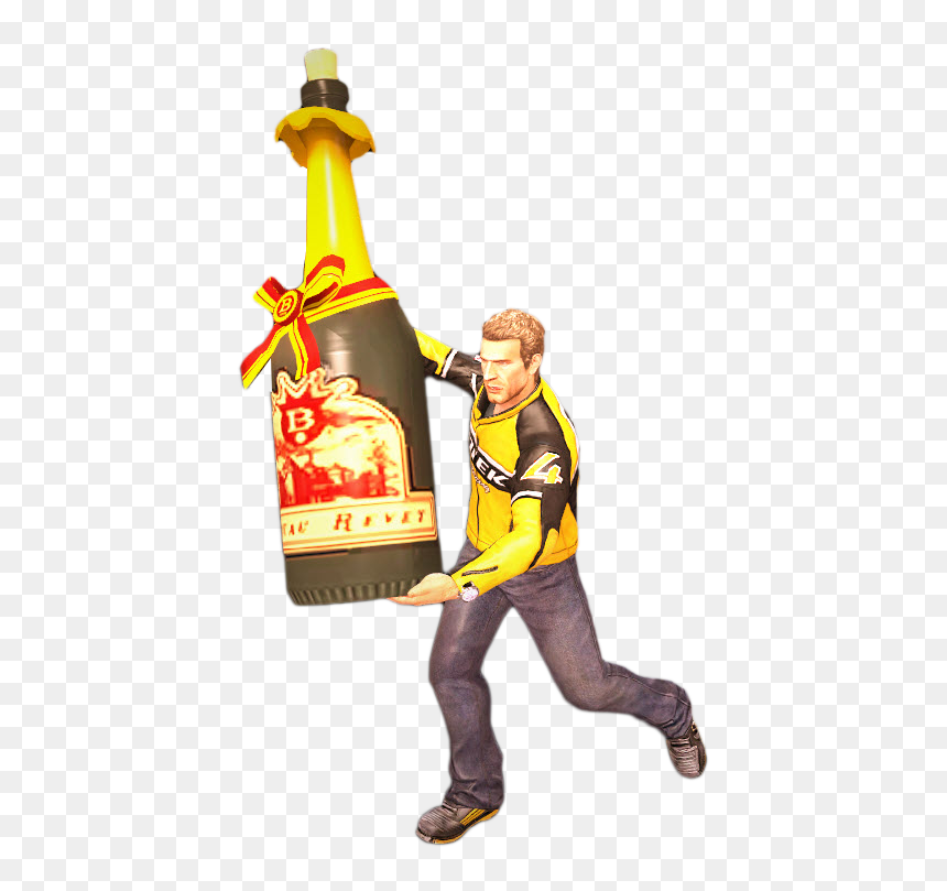 Dead Rising Wiki - Champagne, HD Png Download - liquor bottle png