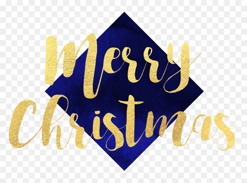 Emblem, HD Png Download - merry christmas gold png