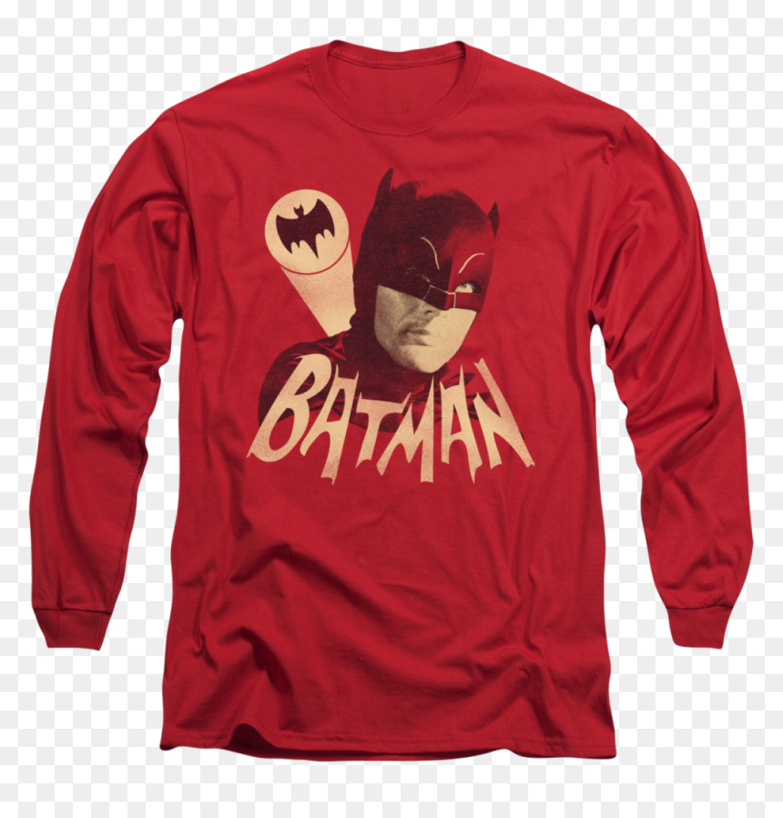 Dorkees - Com - Batman - The Bat Signal Long Sleeve - Pulp Fiction Long Sleeve Shirt, HD Png Download - bat signal png