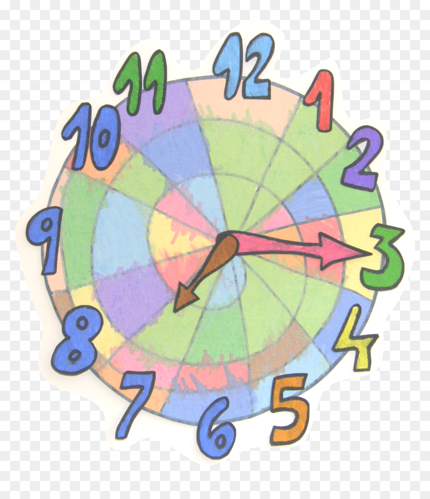 Reloj Manualidad Infantil - Reloj Infantil Png, Transparent Png - reloj png
