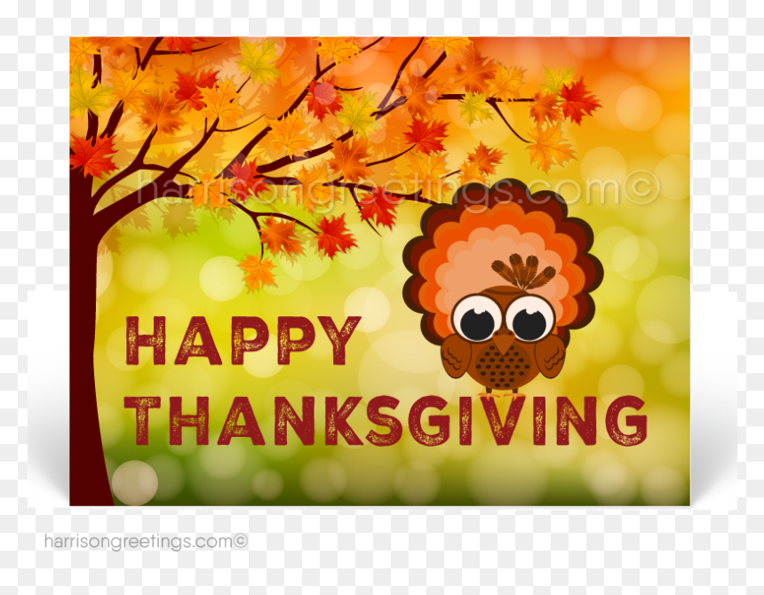 Cute Turkey Thanksgiving Postcards - Cute Thanksgiving Postcards, HD Png Download - cute turkey png