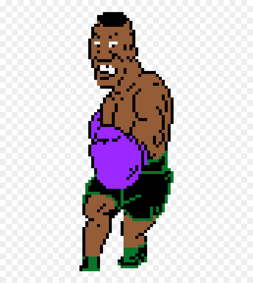 Mike Tyson Pixel Art Png, Transparent Png - mike tyson png